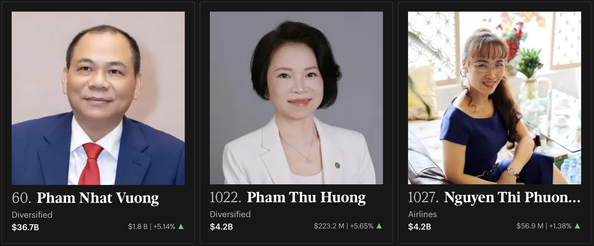 Tiến sĩ Nguyễn Thị Phương Thảo vừa có thêm 57 triệu USD, nhưng không còn là người giàu thứ 2 Việt Nam - Ảnh 1.