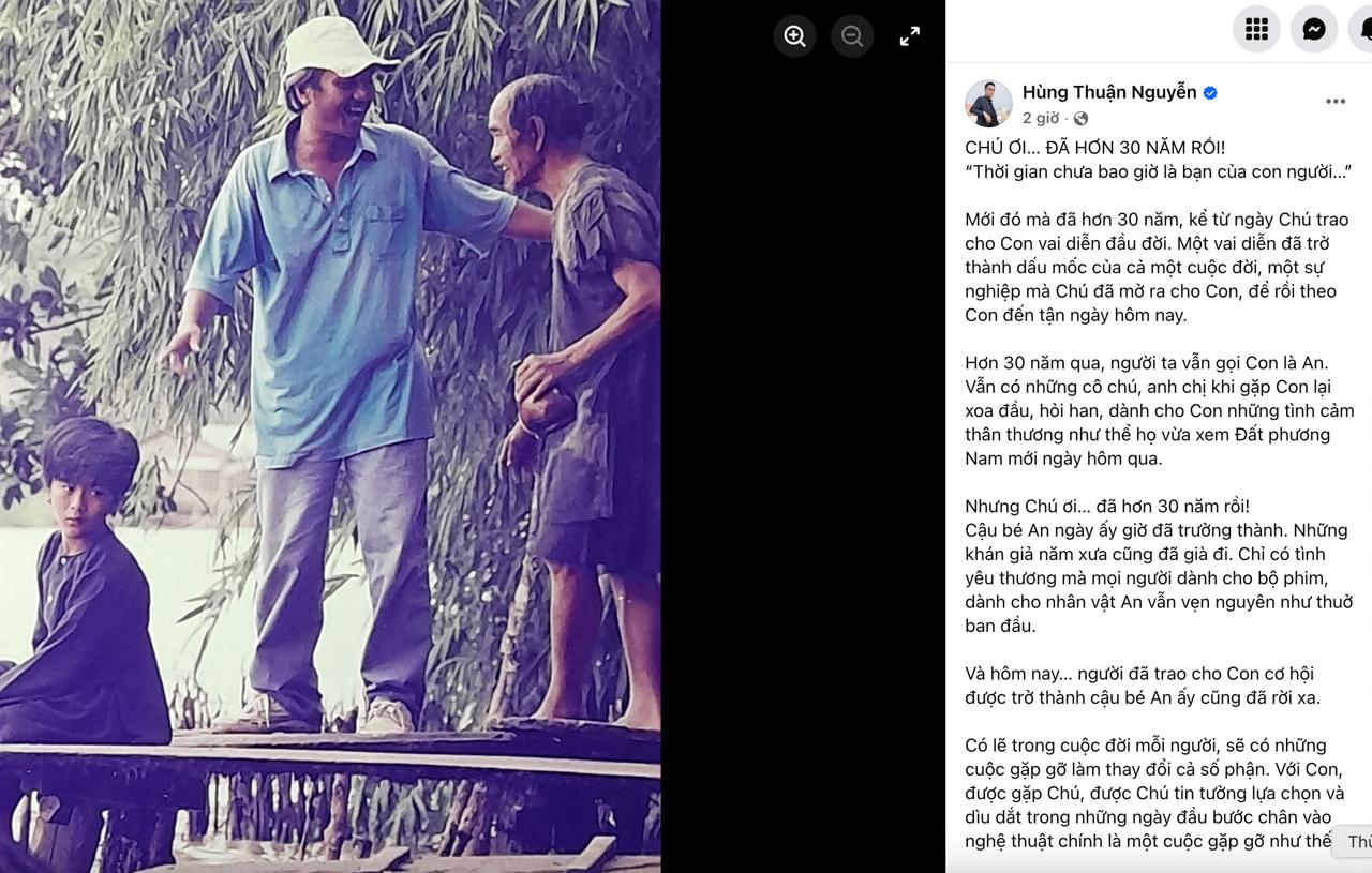 "Bé An" Đất Phương Nam từ biệt đạo diễn Nguyễn Vinh Sơn: "Chú đã để lại một phần đẹp nhất của tuổi thơ”- Ảnh 3.