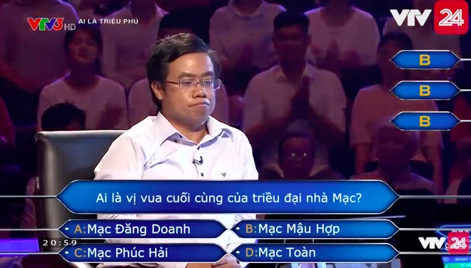 Người chơi "đen đủi" nhất Ai Là Triệu Phú: Dùng hết 4 quyền trợ giúp cho 1 câu hỏi nhưng vẫn trả lời sai- Ảnh 3.