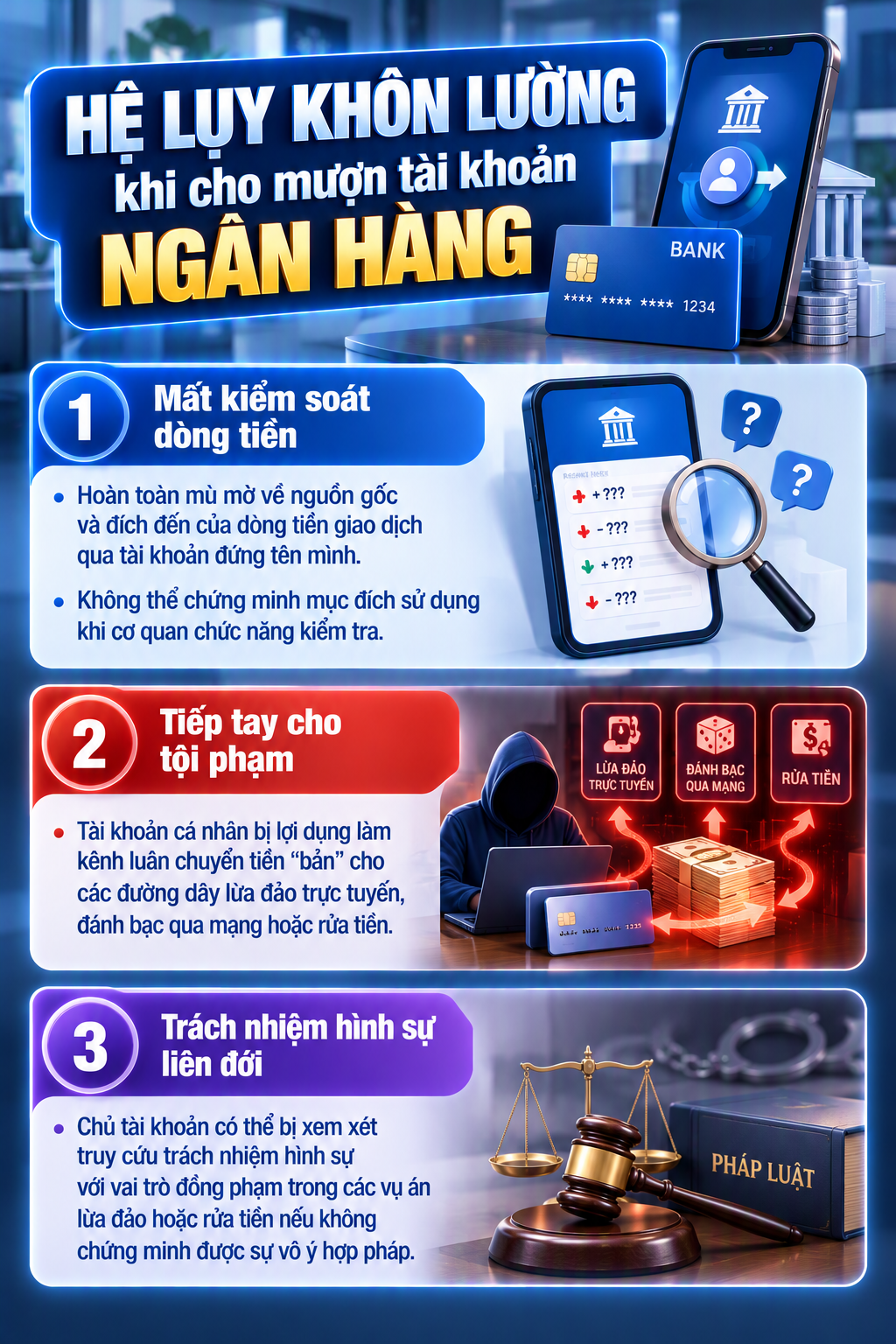 Tất cả người dân có tài khoản ngân hàng chú ý công an sẽ điều tra các giao dịch chuyển tiền, nhận tiền này - Ảnh 2.