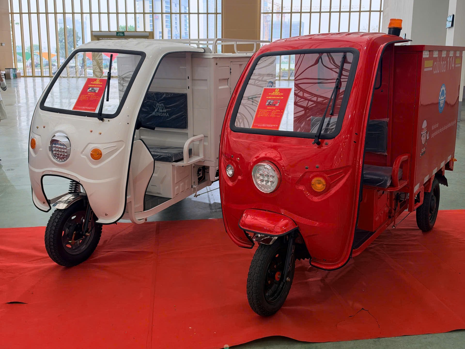 Lộ Diện Loạt Xe Điện 3 Bánh Made In Vietnam: Thị Trường Tỷ Phú Phạm Nhật Vượng Bỏ Ngỏ, 1 Dn Của Bộ Công An Đã Vào Cuộc Cận Cảnh Dàn Xe Điện 3 Bánh Đặc Biệt Của Công Ty Thuộc Bộ Công An: Từ Xe Chở Rác Đến Xe Chữa Cháy - Ảnh 2.