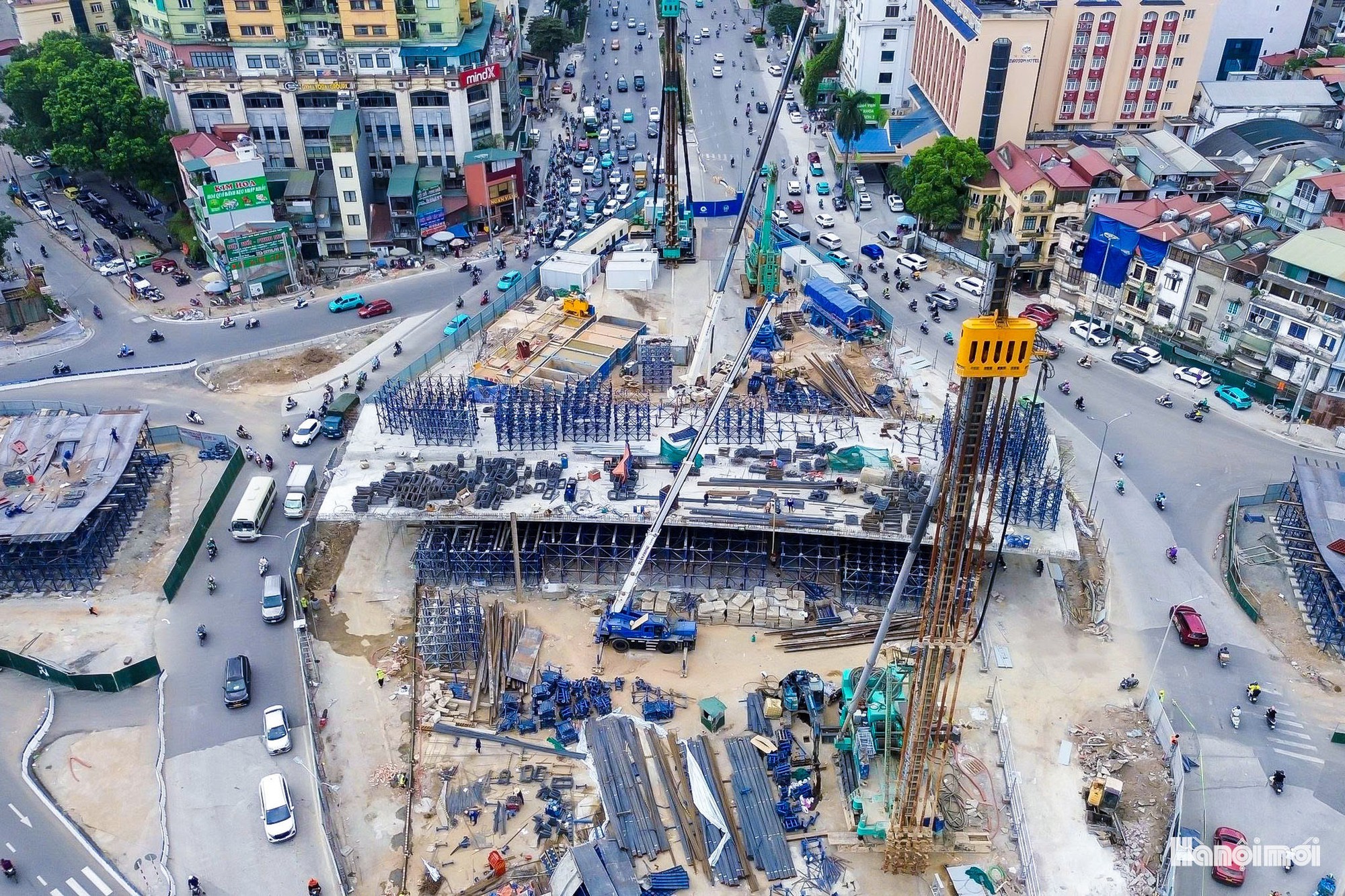 Dồn lực thi công hai cầu vượt trên công trường đường Vành đai 1- Ảnh 4.