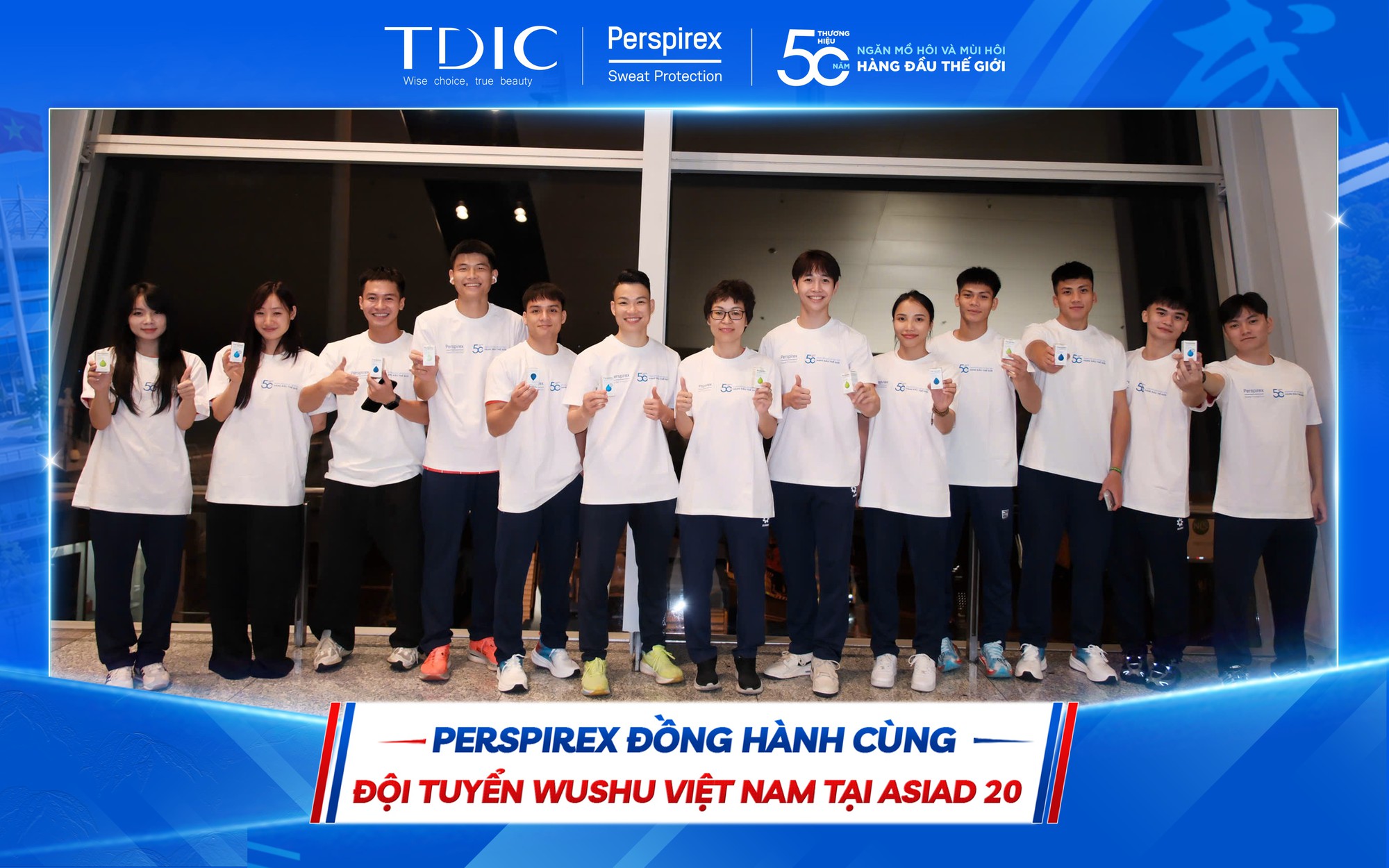 Master the sweat: Perspirex đồng hành cùng Wushu Việt Nam tại ASIAD 20 - Ảnh 3. Master the sweat: Perspirex đồng hành cùng Wushu Việt Nam tại ASIAD 20 - Ảnh 3.