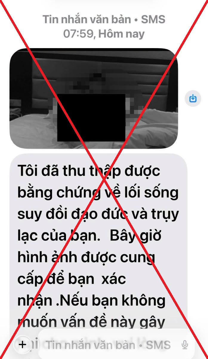 Công an cảnh báo tất cả người dân khi nhận được tin nhắn có nội dung sau - Ảnh 1.
