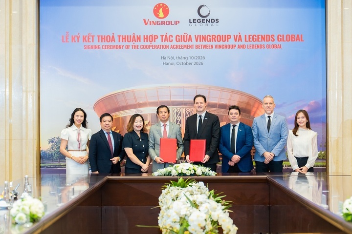Vingroup và Legends Global công bố quan hệ chiến lược về SVĐ VinFast-Trống Đồng- Ảnh 1. Vingroup và Legends Global công bố quan hệ chiến lược về SVĐ VinFast-Trống Đồng- Ảnh 1.