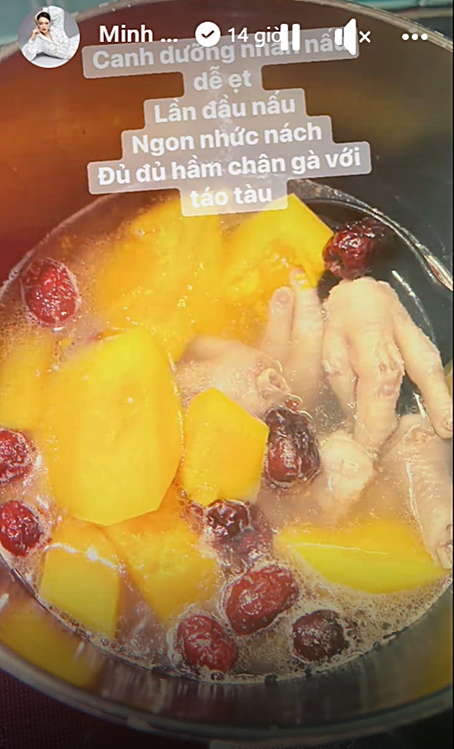 Mâm cơm nhà của Minh Hằng và CEO công ty dệt- Ảnh 4.
