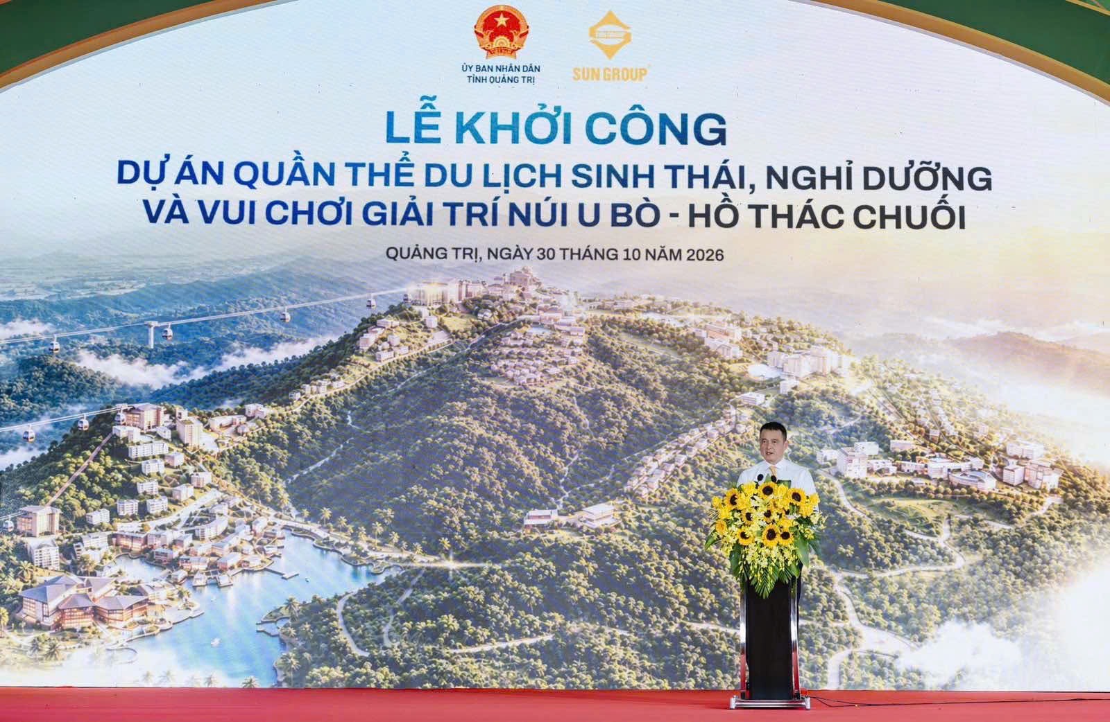 Sun Group chính thức khởi công siêu quần thể gồm 5 tuyến cáp treo lên đỉnh núi hẹp nhất Việt Nam cao 1.000m- Ảnh 3.