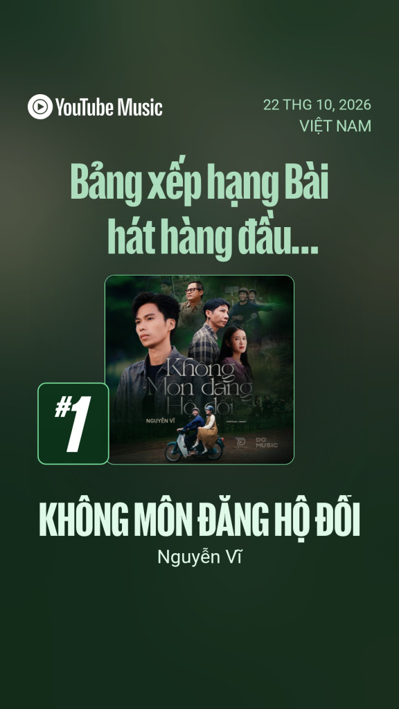 Bài hát Việt gom trọn 2 tỷ view thần tốc, càn quét loạt bảng xếp hạng, đưa chàng trai quê Quảng Trị lên top 1 cả nước- Ảnh 4. Bài hát Việt gom trọn 2 tỷ view thần tốc, càn quét loạt bảng xếp hạng, đưa chàng trai quê Quảng Trị lên top 1 cả nước- Ảnh 4.