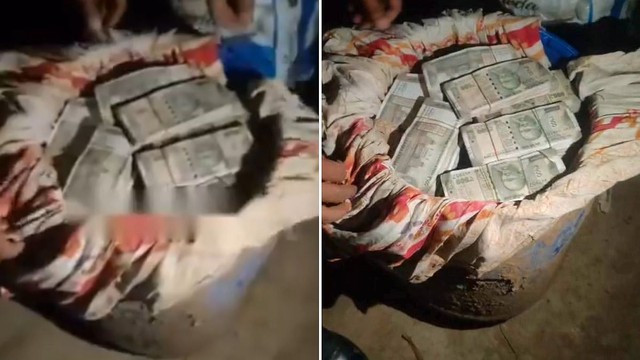 Phát hiện 13,5 tỷ đồng tiền mặt chôn dưới lòng đất- Ảnh 1.