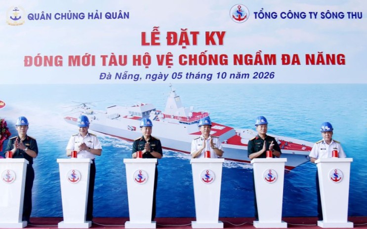 Tàu chiến lớn nhất, hiện đại nhất do doanh nghiệp Việt đang triển khai: Dài 108 m, giãn nước 2.000 tấn, làm chủ hầu hết khí tài, vũ khí trên tàu