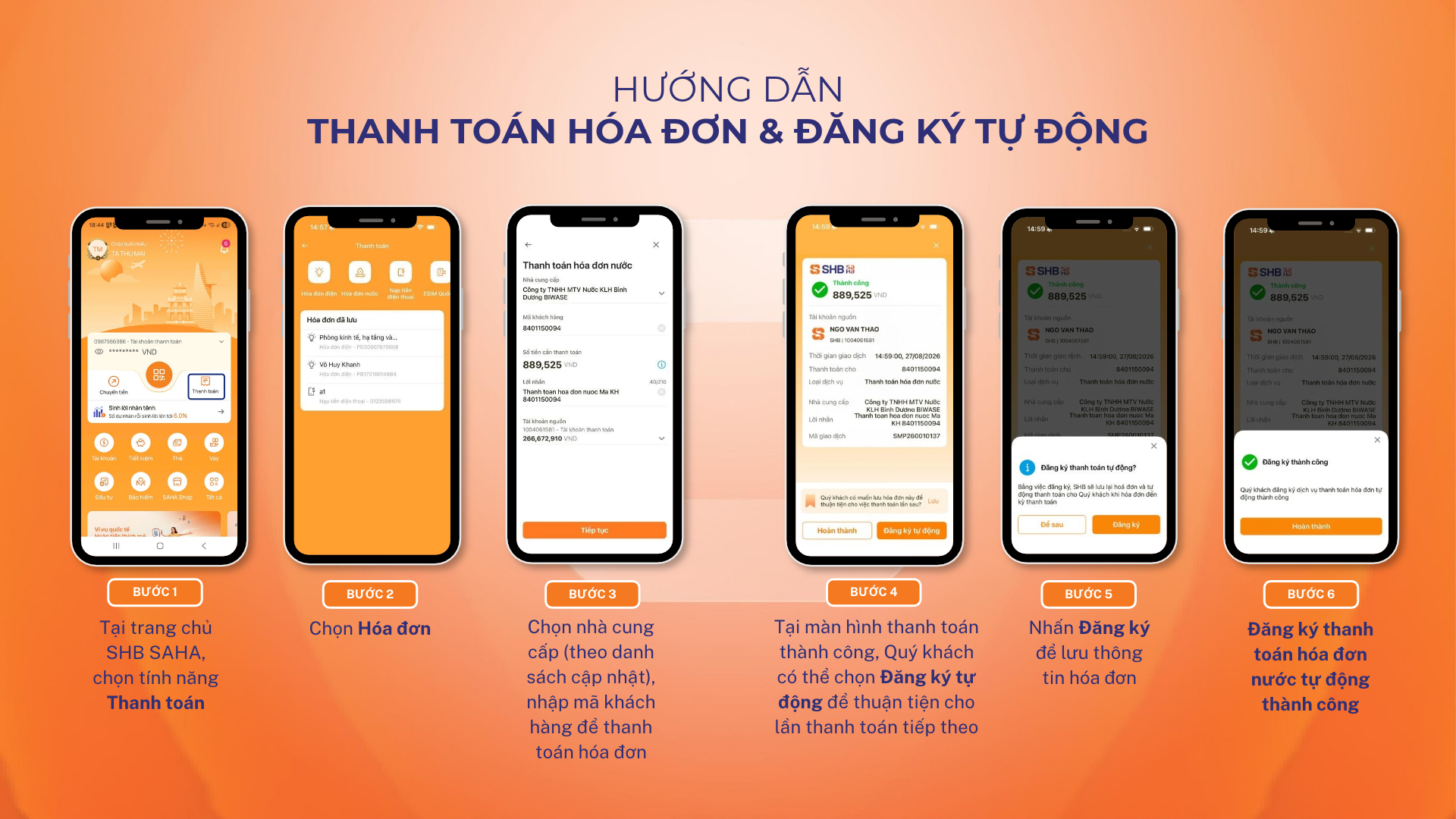 Hoàn tiền đến 200.000 đồng khi thanh toán hóa đơn tự động trên SHB SAHA - Ảnh 1.