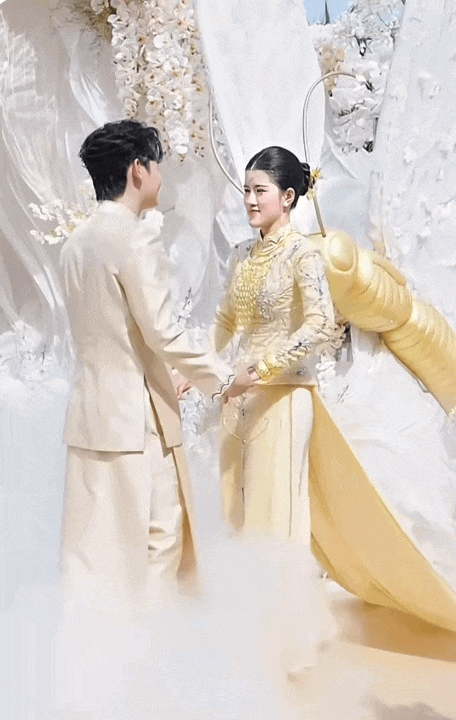 Đám cưới hào môn hot dần dần MXH: Thiếu gia ngành xăng dầu cưới ái nữ tiệm vàng- Ảnh 5.