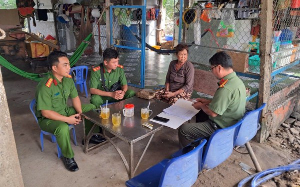 Công an phối hợp ngân hàng MSB rà soát giao dịch 40.000.000 đồng đến tài khoản của Trần Thị Lệ SN 1961