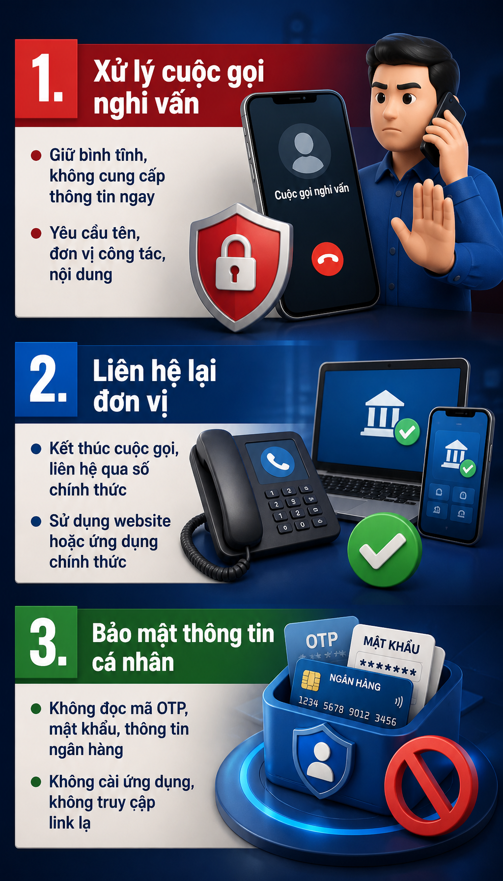 Tất cả người dân dùng tài khoản ngân hàng chú ý khi nhận được cuộc gọi như sau - Ảnh 2.