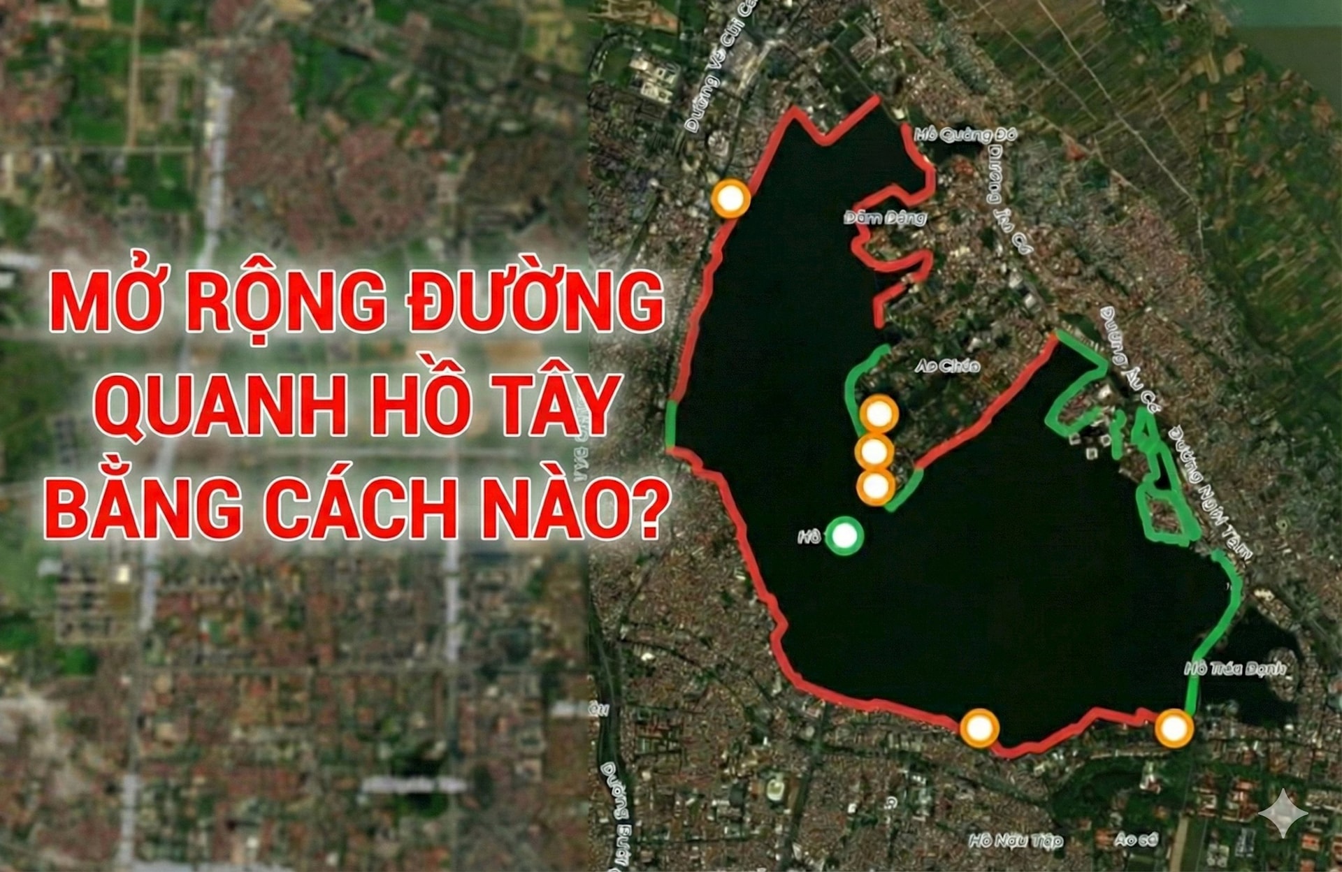 Vị trí 11km đường Hồ Tây dự định mở rộng trong đại dự án 30.000 tỷ- Ảnh 1.