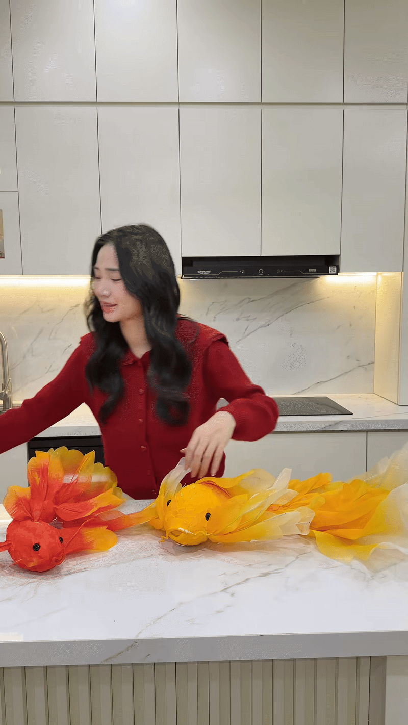 Con dâu 9X “tất tay” xây lại căn bếp 10 năm tuổi cho bố mẹ chồng đón Tết: Cả cõi mạng ùa khen nức nở- Ảnh 11.