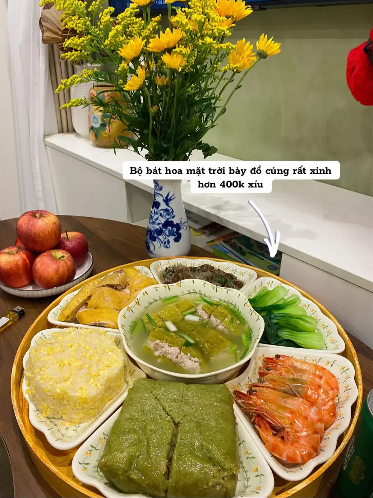 Vợ đảm ở Hà Nội dự trù chi tiêu Tết cho 3 gia đình gói gọn 21 triệu: Cành đào 300k, tuyết mai 90k... hoa rực rỡ khắp nhà- Ảnh 4.