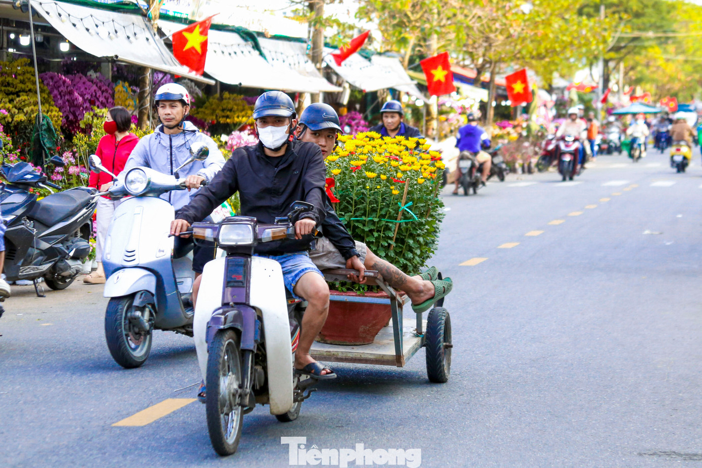 Nghề chở cây thuê ngày Tết- Ảnh 11.