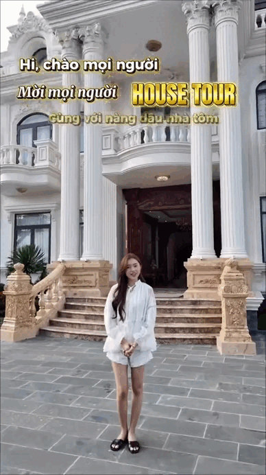 Sáng nhất Bạc Liêu: Nàng dâu miền Tây quay cận cảnh "lâu đài trắng" nhà chồng, xem mà nghẹt thở - Ảnh 1.