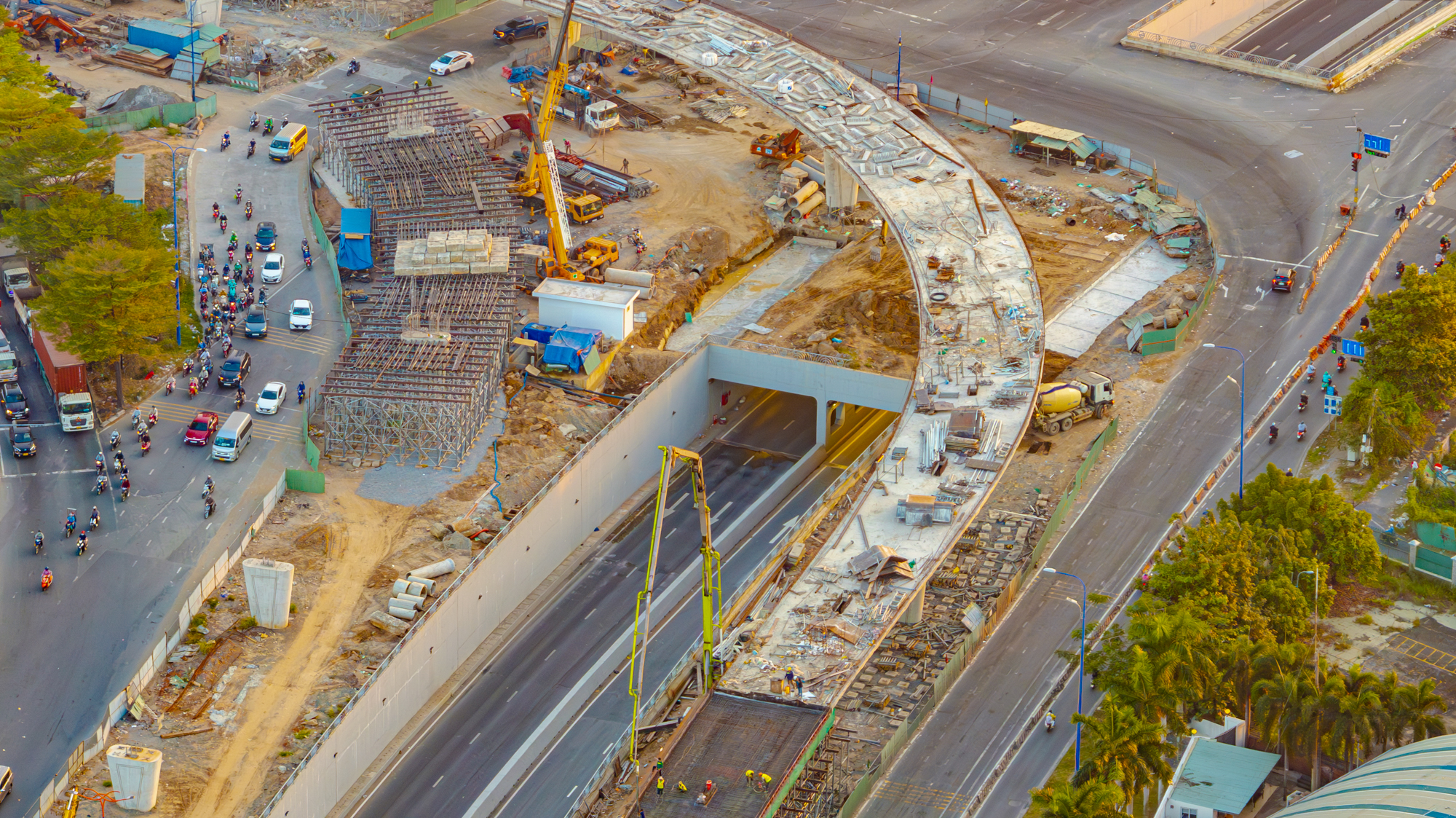 Toàn cảnh nút giao có 2 hầm, 3 tầng, 8 cầu, trị giá 3.400 tỷ ở TP.HCM - Ảnh 11.