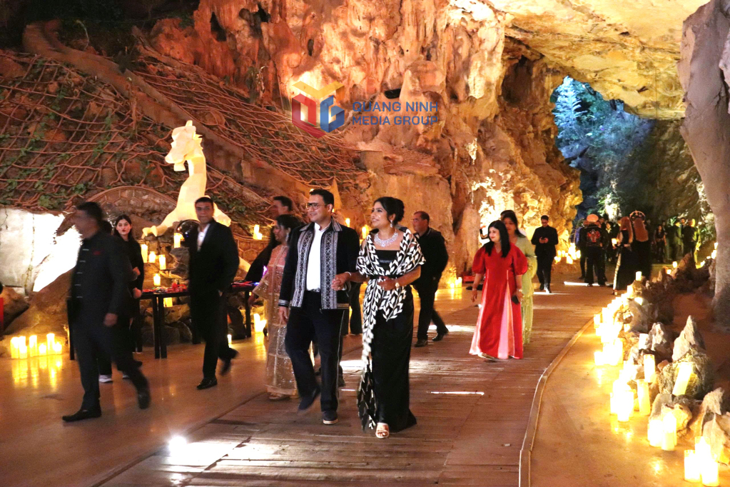 Đám cưới tỉ phú Ấn Độ kéo dài 5 ngày tại Quảng Ninh gây chú ý với khách mời - Ảnh 2.