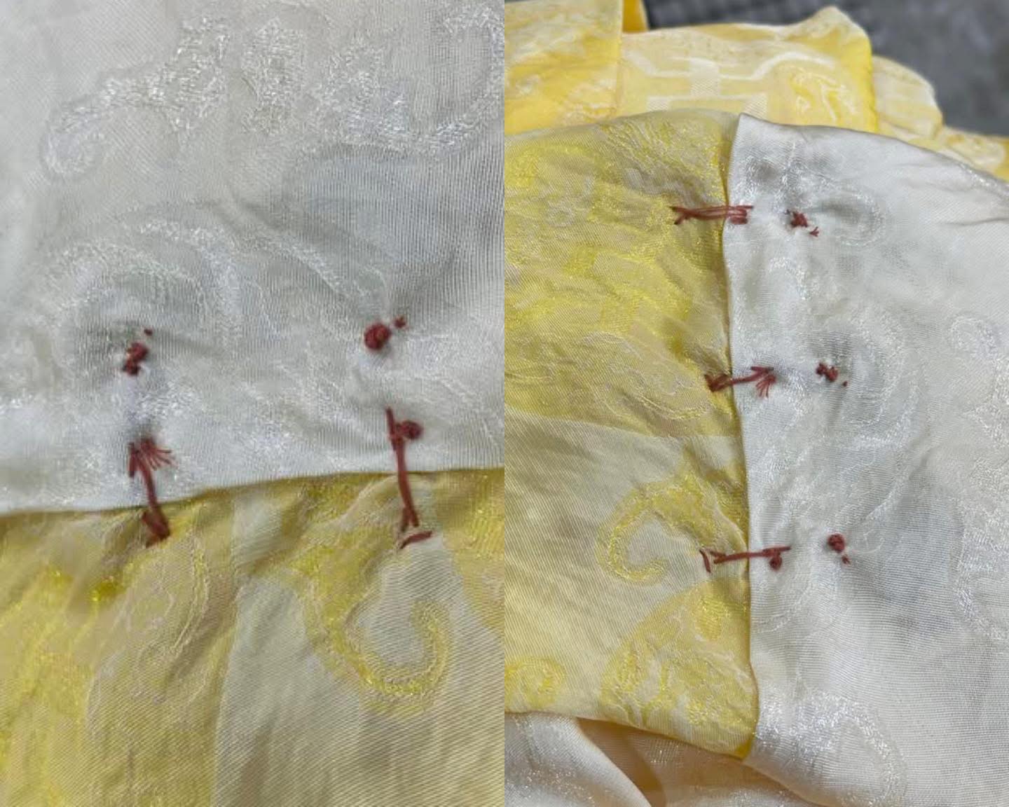 Hội chị em cạn lời với đường may ẩu bên trong chiếc áo dài gần 2 triệu đồng: "Thế này chỉ đáng 400 nghìn"- Ảnh 3.