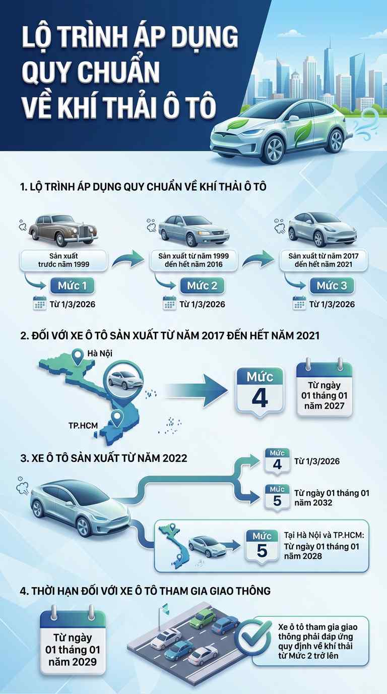 Quy định liên quan hàng triệu ô tô: Dấu mốc đặc biệt ngay từ 1/3/2026, các tài xế chú ý- Ảnh 2.
