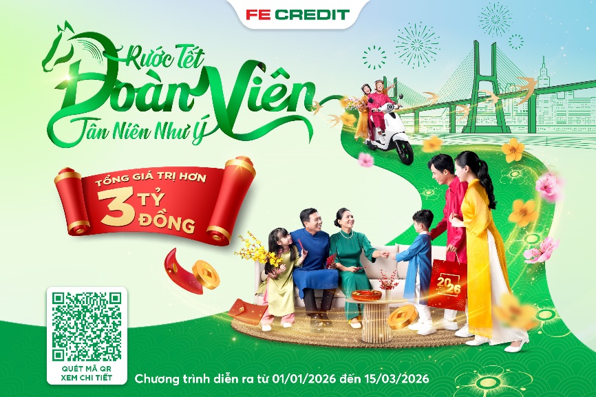 Tràn ngập không khí Tết qua chuỗi sự kiện hấp dẫn của FE CREDIT - Ảnh 4.