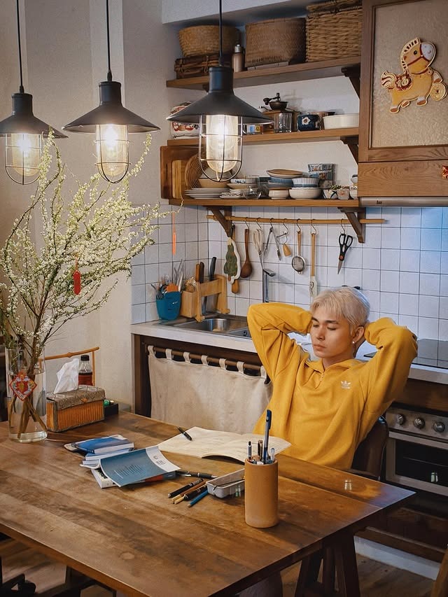 Jun Phạm đón Tết trong căn hộ 75m2: Giản dị mà ấm áp, nhìn góc nào cũng chữa lành- Ảnh 12.