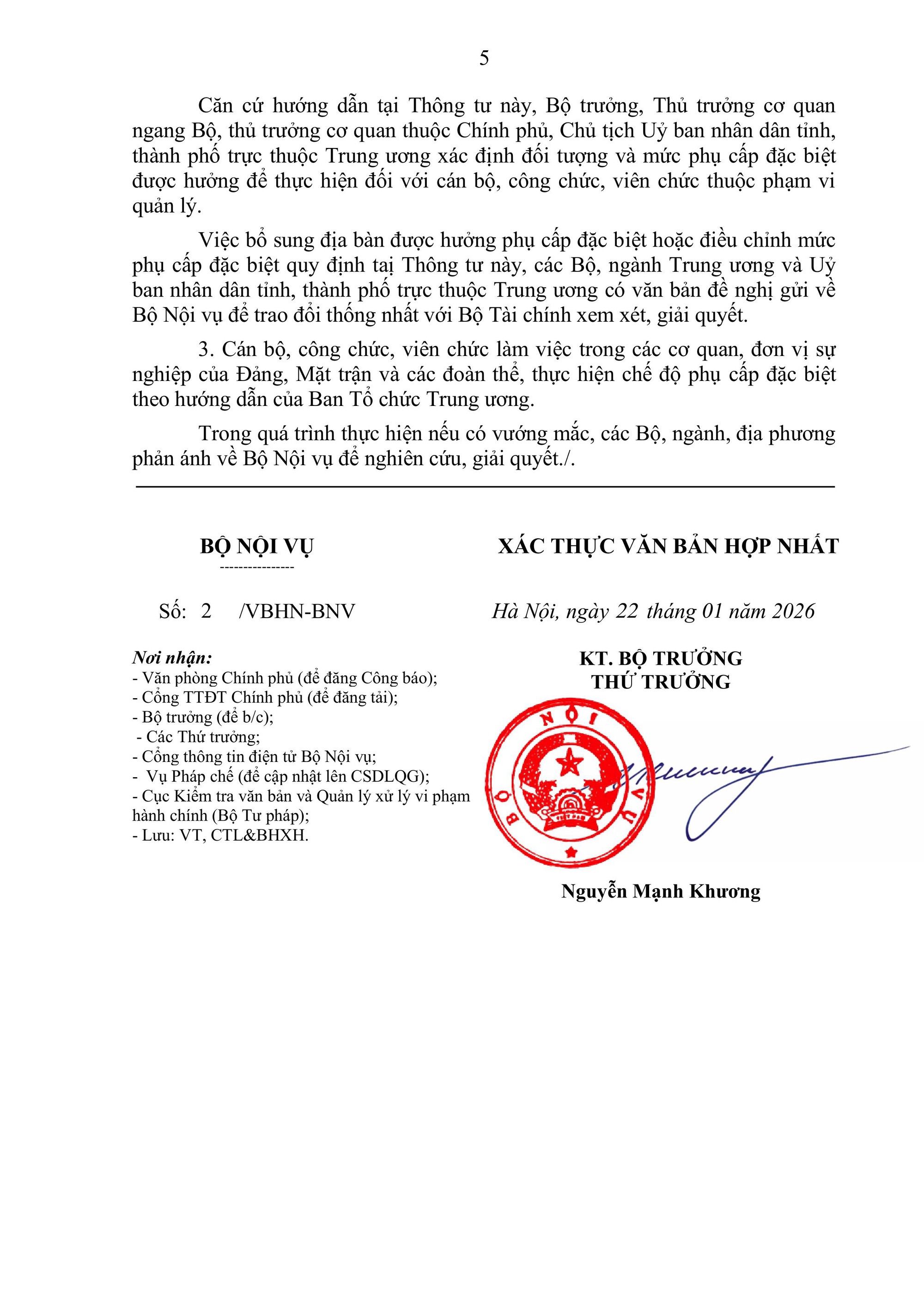 Hướng dẫn thực hiện chế độ phụ cấp đặc biệt đối với cán bộ, công chức, viên chức và lực lượng vũ trang- Ảnh 5.