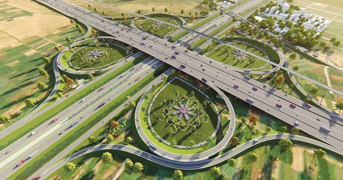 Sau 5 tháng khởi công, siêu cao tốc 56.000 tỷ dài 113 km kết nối Hà Nội, Hưng Yên, Bắc Ninh đạt tiến độ mới - Ảnh 2.