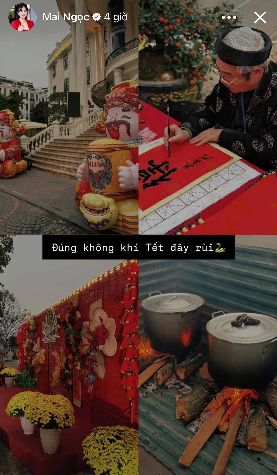 Mẹ bỉm Mai Ngọc đưa bé Panda đi dạo, vô tình tiết lộ dinh thự nhà chồng trang hoàng Tết lộng lẫy, xa hoa- Ảnh 6.