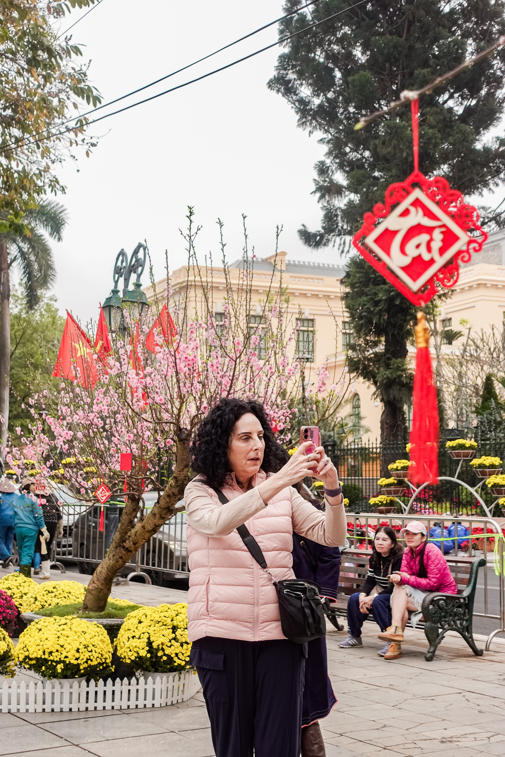 Khách Tây ngỡ ngàng trước vườn đào lớn chưa từng có nằm ngay giữa trung tâm Hà Nội- Ảnh 6.