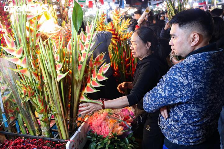 Biển người đi sắm Tết, chợ hoa lớn nhất miền Bắc tấp nập suốt đêm- Ảnh 7.