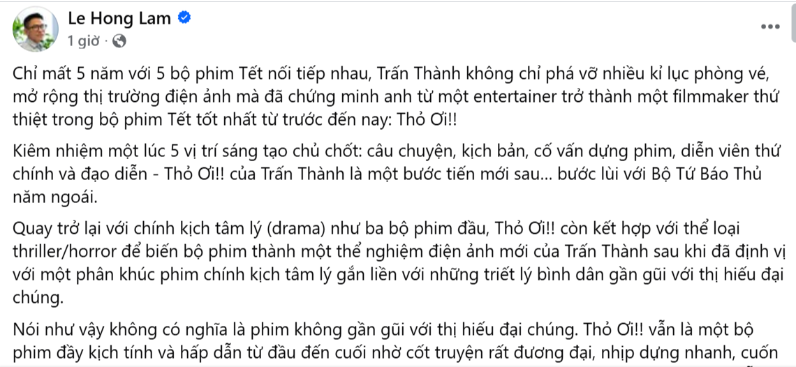 Giới chuyên môn review nóng Thỏ Ơi!!: Xuất sắc tới mức không có đối thủ, sốc nhất là diễn xuất của Trấn Thành- Ảnh 4.