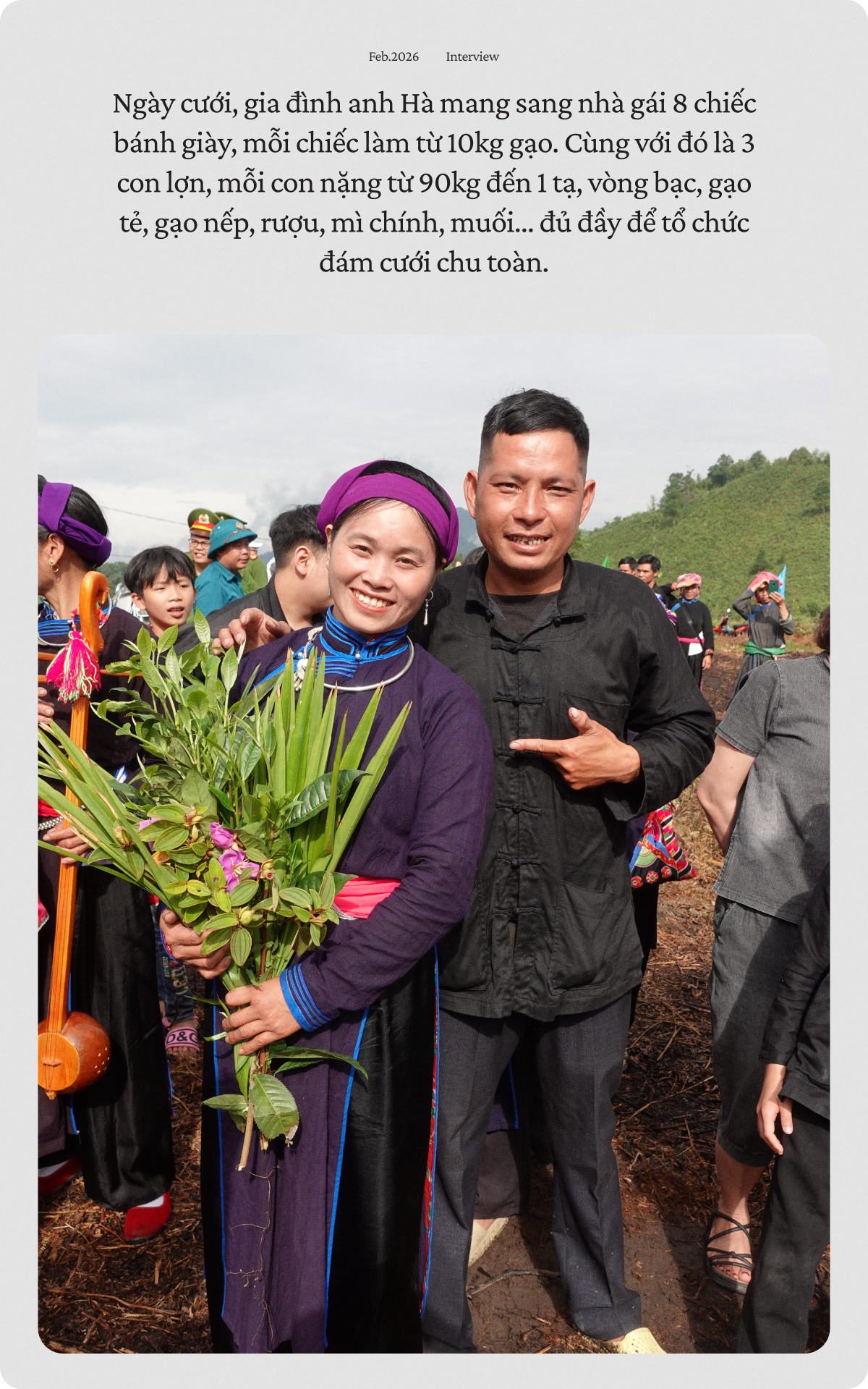 Mang 8 chiếc bánh giày, 3 con lợn và muối đi đón dâu: Anh Hà và chị Thông bắt đầu cuộc hôn nhân "mặn mòi"- Ảnh 6.