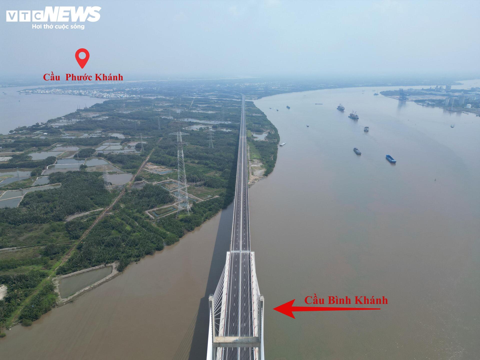 Cận cảnh cầu dây văng tĩnh không cao nhất Việt Nam- Ảnh 1.