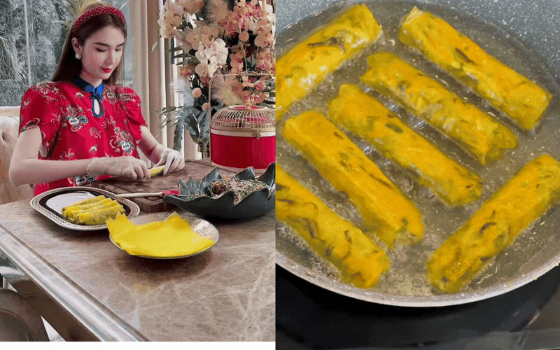 Người đẹp Ngọc Loan gây sốt khi thực hiện 2 món ăn cung đình Huế đậm đà hương vị tháng Chạp- Ảnh 3.