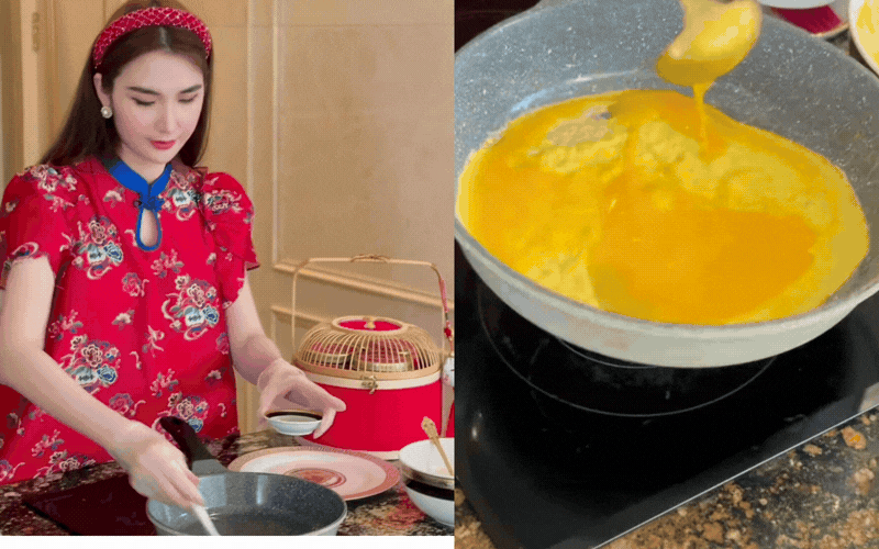 Người đẹp Ngọc Loan gây sốt khi thực hiện 2 món ăn cung đình Huế đậm đà hương vị tháng Chạp- Ảnh 7.