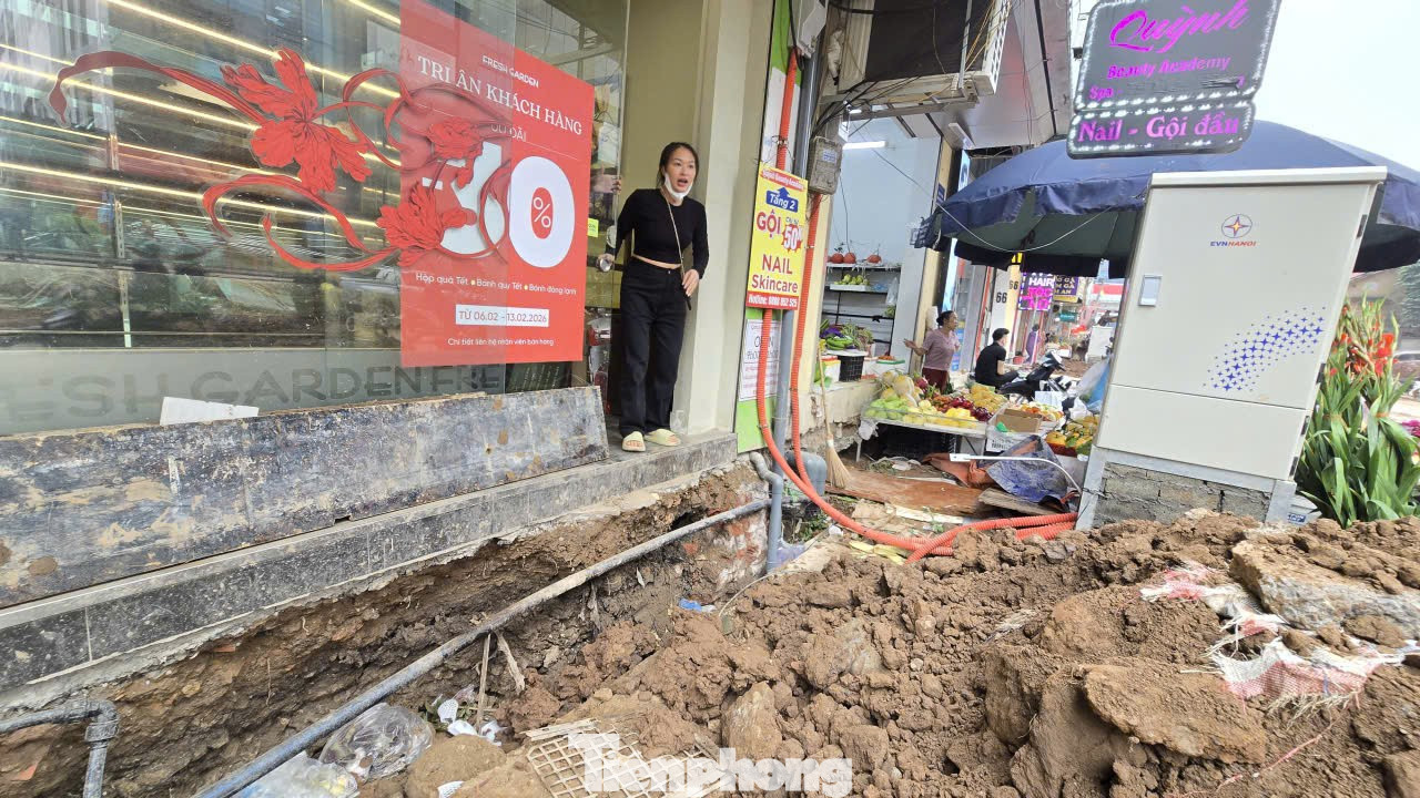 Ngổn ngang công trường thi công đường Nguyễn Tuân- Ảnh 6.