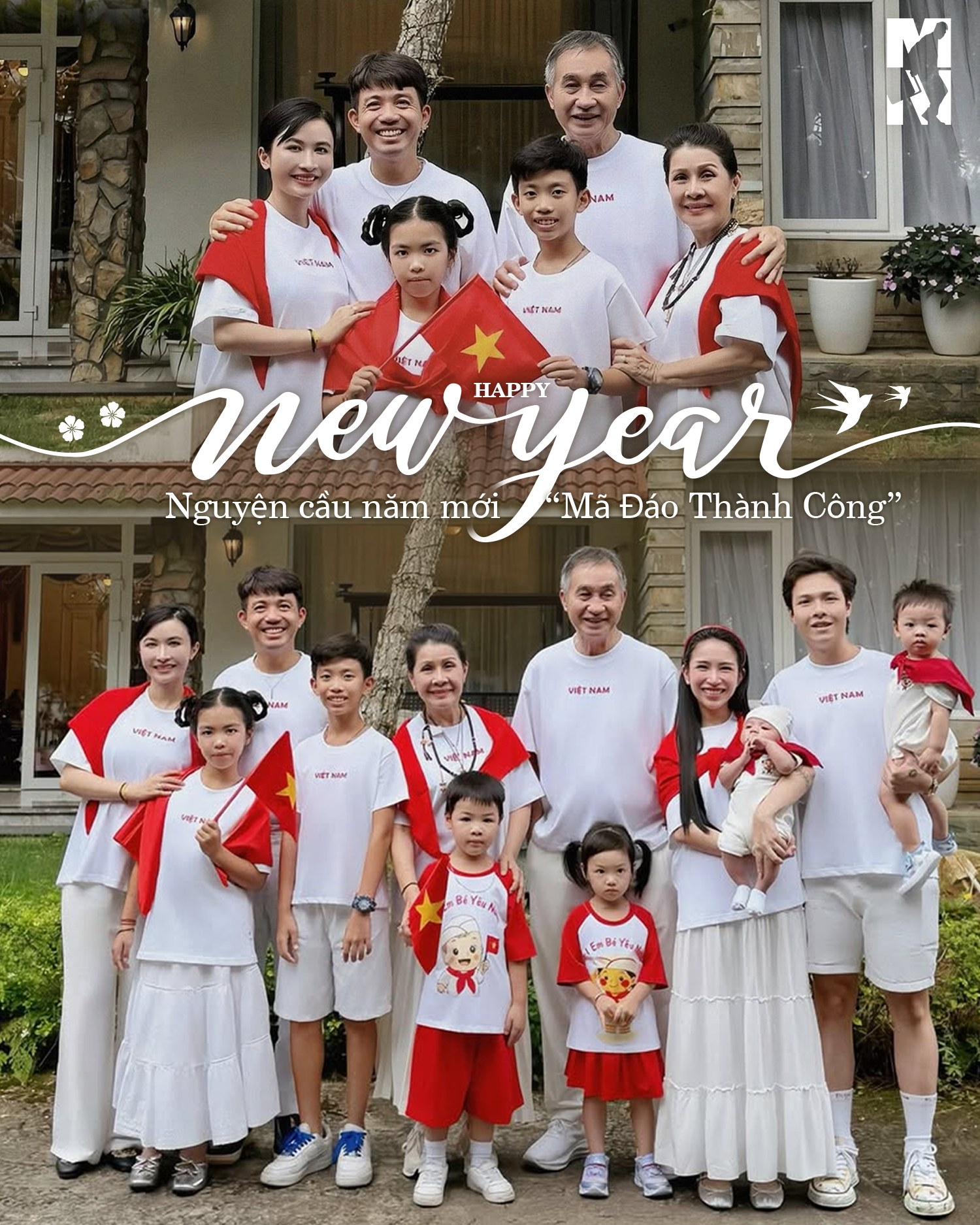 Minh Nhựa khai xuân đăng ảnh đại gia đình, 1 chi tiết về vợ chồng ông trùm Nhựa Long Thành gây chú ý - Ảnh 2.