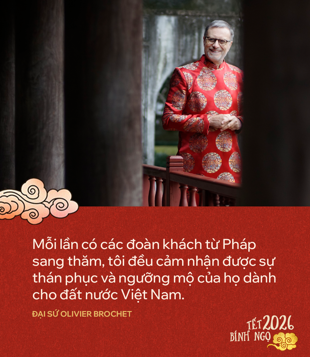Đại sứ Pháp: Tết là dịp thể hiện sức sống và sự quả cảm của người dân Việt Nam- Ảnh 1.