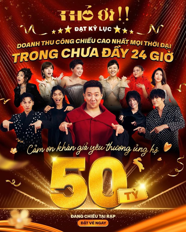 Sốc với màn phát lì xì của Trấn Thành: Số tiền khủng khiến dàn sao lóa mắt, chỉ duy nhất 1 người bốc phải 20.000- Ảnh 1.