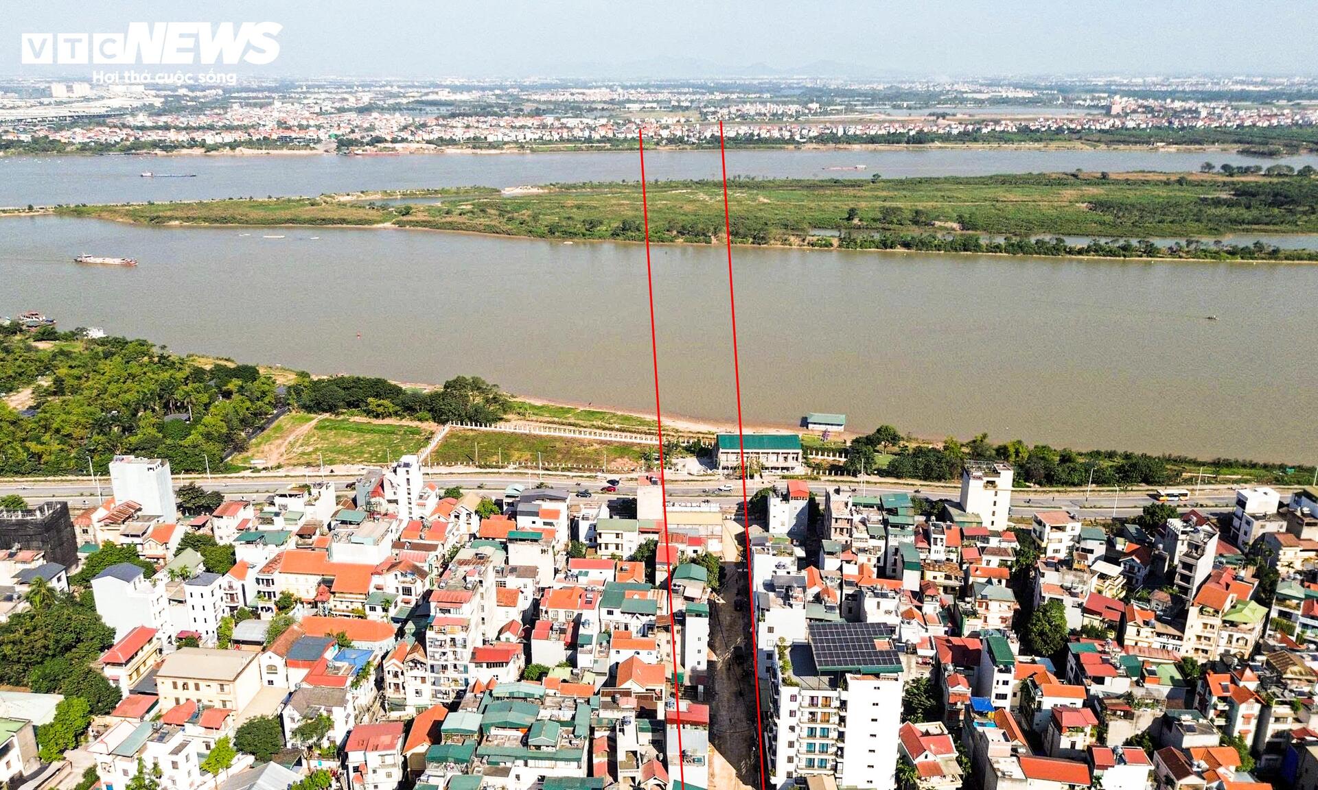 Cận cảnh 2 vị trí dự kiến xây hầm đường bộ qua sông Hồng- Ảnh 5.