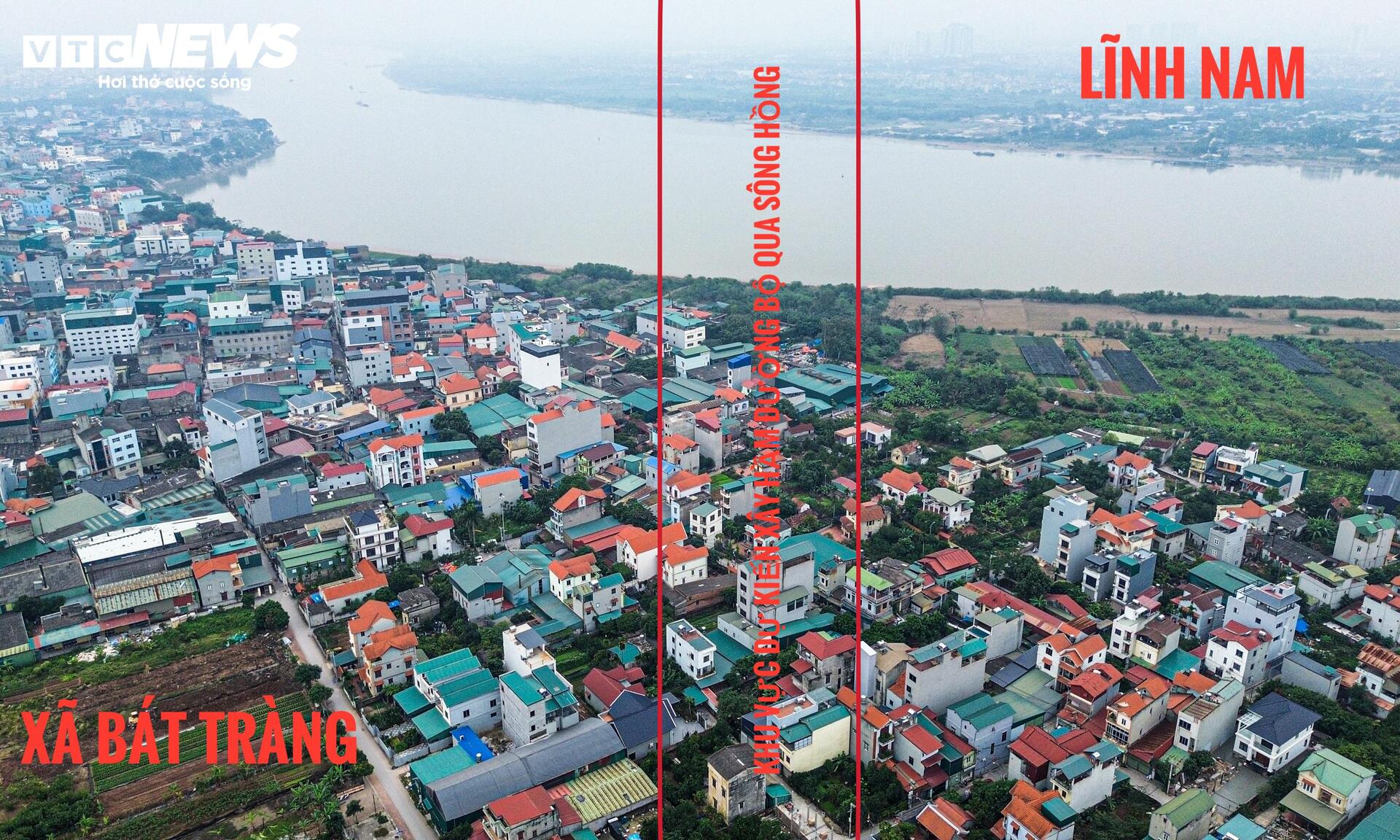 Cận cảnh 2 vị trí dự kiến xây hầm đường bộ qua sông Hồng- Ảnh 6.