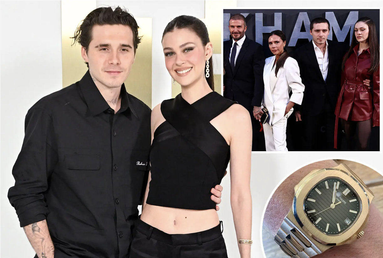 Cạn tình cạn nghĩa nhưng vật chất hưởng không sót thứ gì: Brooklyn vẫn đeo đồng hồ 9 tỷ do bố - David Beckham tặng- Ảnh 1.