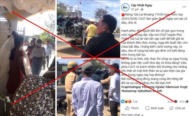 Chạy xe vào đám cưới trốn CSGT, nhóm thanh niên ở Gia Lai bị phạt 101 triệu đồng - Ảnh 2.