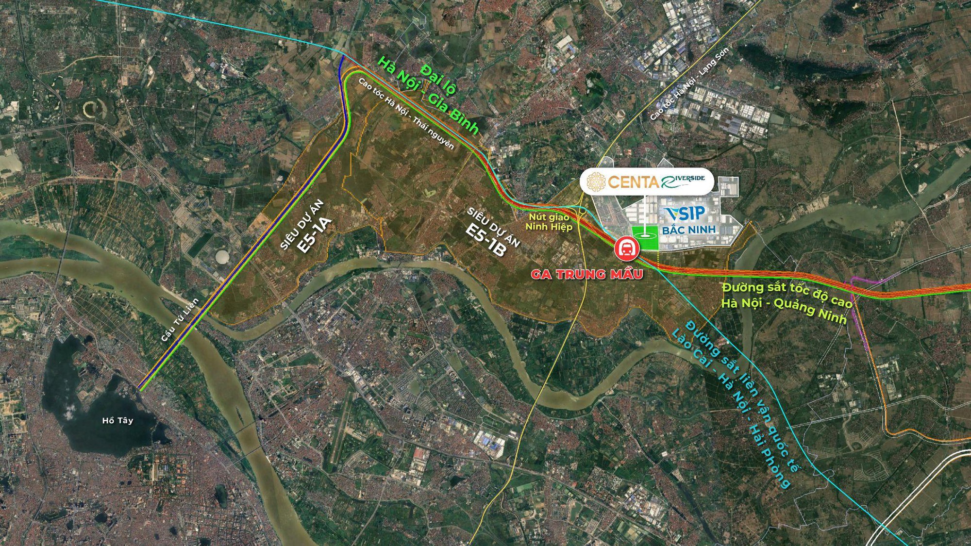 CENTA Riverside: Biệt thự sông tâm điểm TOD ga Trung Mầu, tối ưu dòng tiền kép - Ảnh 1.