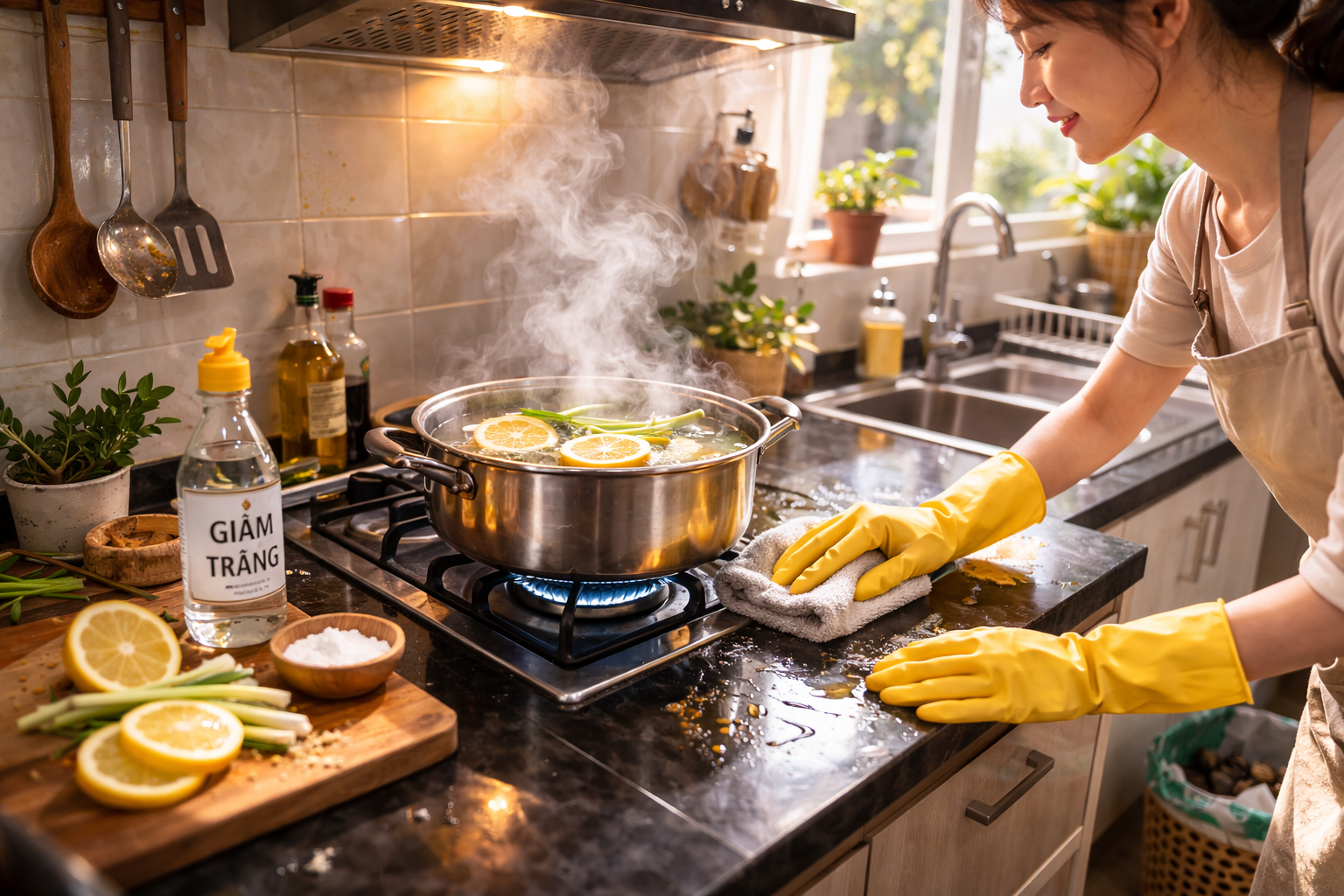 Sau mùng 3, bếp ám mùi đến mức mở cửa vẫn không hết - cho đến khi thử cách này- Ảnh 2.