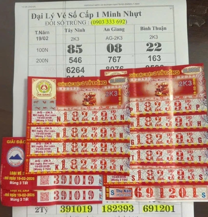 Xổ số miền Nam 2026: Cùng trúng 3 giải độc đắc tại TPHCM - Ảnh 1. Xổ số miền Nam 2026: Cùng trúng 3 giải độc đắc tại TPHCM - Ảnh 1.